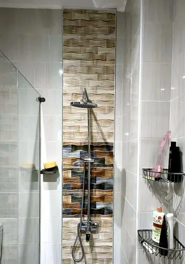 Shower with rain head