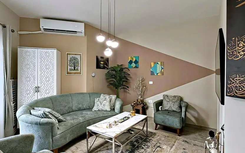 Living room and air conditioner